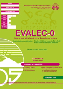 EVALEC 0 Batería para la Evaluación de la Competencia Lectora