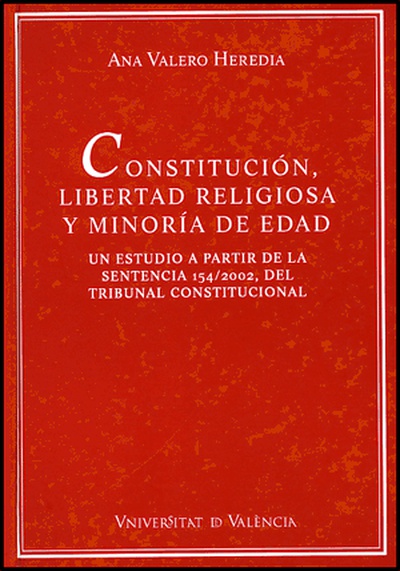 Constitución, libertad religiosa y minoría de edad