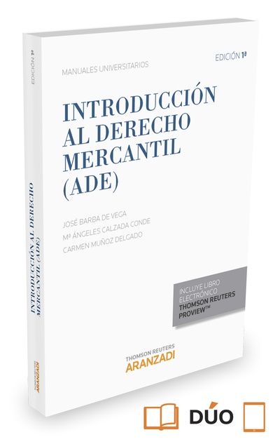 Introducción al Derecho mercantil (ADE) (Papel + e-book)