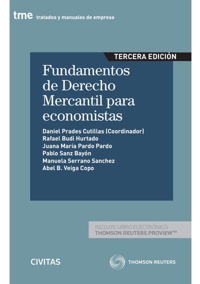 Fundamentos de Derecho Mercantil para economistas (Papel + e-book)