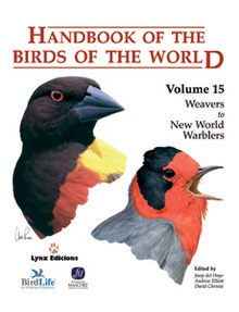 Handbook of the Birds of the World – Volume 15