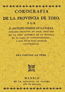 Corografía de la provincia de Toro