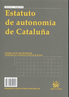 Estatut d¿autonomia de Catalunya/Estatuto de autonomía de Cataluña