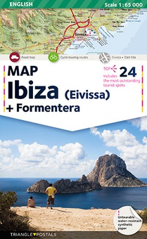 Ibiza + Formentera, map