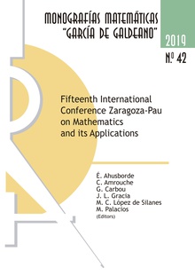 Fifteenth International Conference Zaragoza-Pau on Mathematics and its Applications