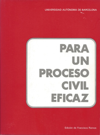Para un proceso civil eficaz