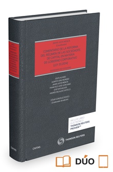 Comentario de la reforma del régimen de las sociedades de capital en materia de gobierno corporativo (Ley 31/2014) (Papel + e-book)