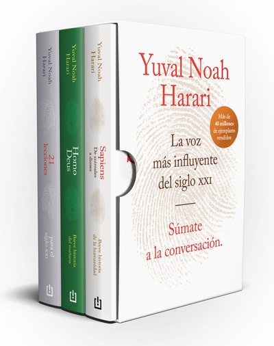 Estuche Harari (contiene: Sapiens | 21 lecciones para el siglo XXI | Homo Deus)