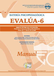 Manual EVALÚA 6. Versión 3.0