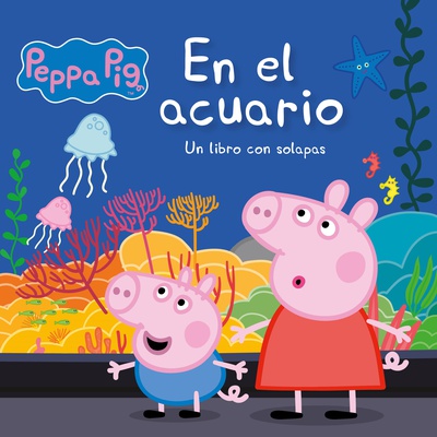 Peppa Pig. Libro de cartón con solapas - En el acuario