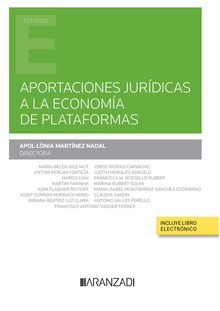 Aportaciones jurídicas a la economía de plataformas (Papel + e-book)