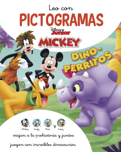 Mickey Mouse Funhouse. Leo con pictogramas. Dino-Perritos (Disney. Lectoescritura)