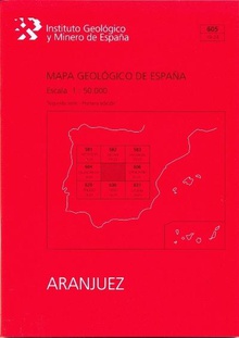 Mapa Geológico de España escala 1:50.000. Hoja 605, Aranjuez