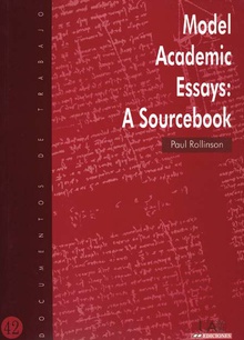 Model academic essays: a sourcebook