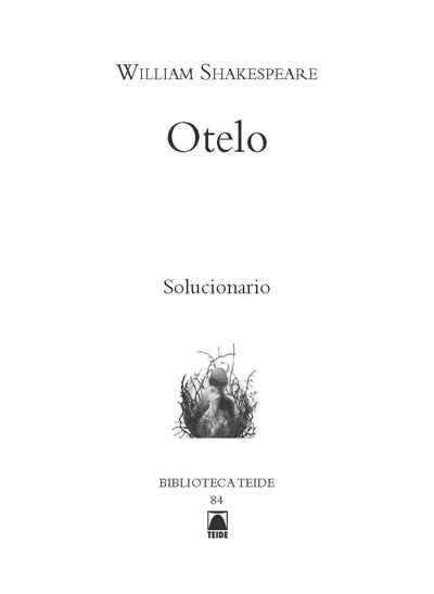 Guía didáctica. Otelo - Biblioteca Teide