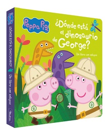 Peppa Pig. Libro de cartón con solapas - ¿Dónde está el dinosaurio de George?