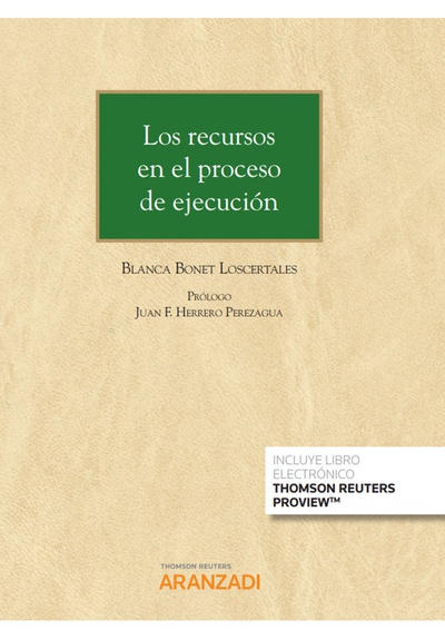 Los recursos en el proceso de ejecución (Papel + e-book)