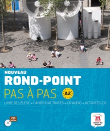 Noveau Rond Point Pas à Pas A2  Livre de l´éleve+ Cahier d'exercises + CD