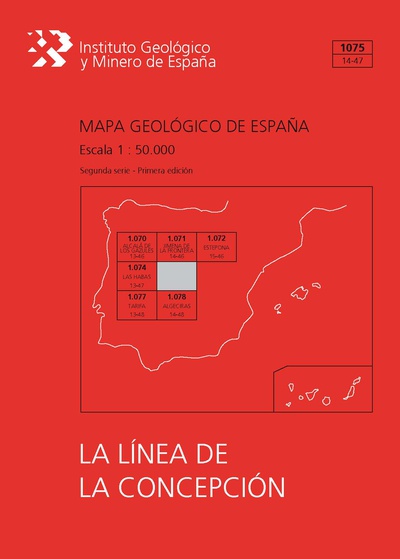 Mapa Geológico de España escala 1:50.000. Hoja 1075, La Línea de la Concepción