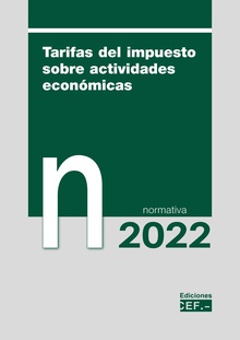 Tarifas sobre el impuesto de actividades económicas