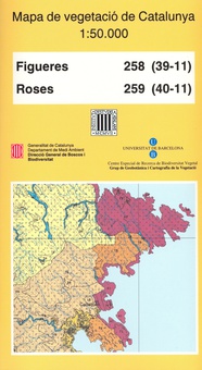 Mapa de vegetació de Catalunya, Figueres-Roses, E 1:50.000