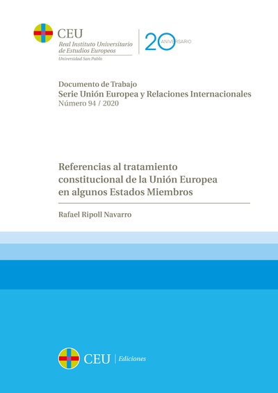 Referencias al tratamiento constitucional de la Unión Europea en algunos Estados Miembros