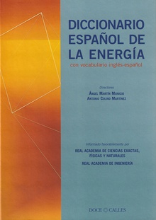 Diccionario Español de la Energía, con vocabulario inglés-español