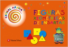 Espiral Maxica 3-4 Anos. Figuras Xeometricas De Ensartar