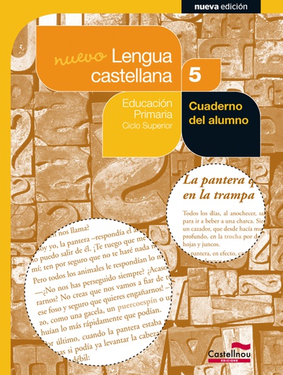 Nuevo Cuaderno Lengua Castellana 5º (Projecte Salvem la Balena Blanca)
