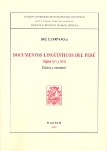 Documentos lingüísticos del Perú