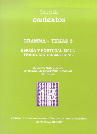 Gramma-Temas 3. España y portugal en la tradición gramatical
