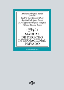 Manual de Derecho Internacional privado