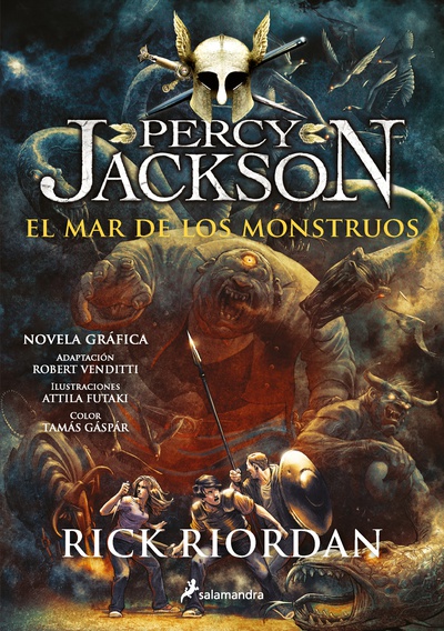 El mar de los monstruos (Percy Jackson y los dioses del Olimpo [novela gráfica] 2)