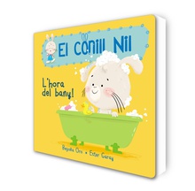 El conill Nil. Llibre de cartró - L'hora del bany!