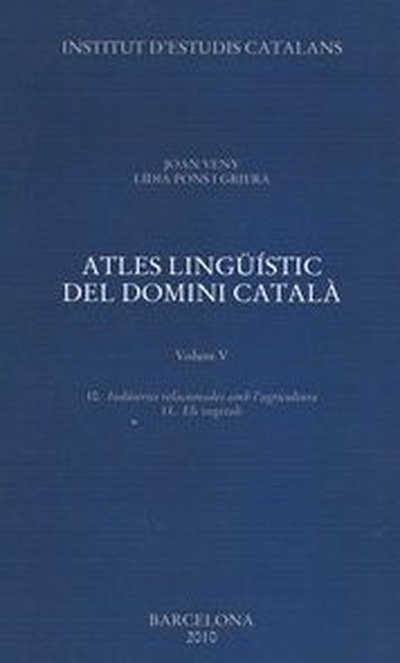 Atles lingüístic del domini català. Volum V