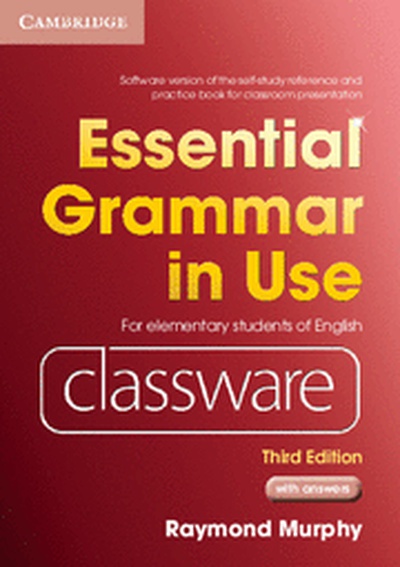 Essential Grammar in Use Elementary Level Classware DVD-ROM with answers 3rd Edition
