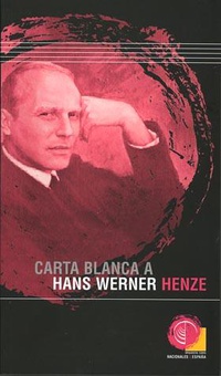 Carta blanca a Hans Werner Henze