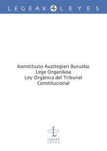 Konstituzio Auzitegiari Buruzko Lege Organikoa - Ley Orgánica del Tribunal Constitucional