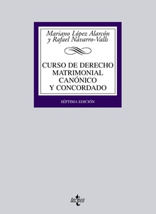 Curso de Derecho matrimonial canónico y concordado