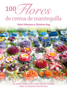 100 flores de crema de mantequilla