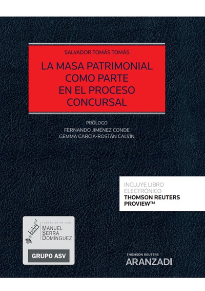 La masa patrimonial como parte en el proceso concursal (Papel + e-book)