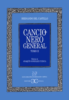Cancionero general. Tomo II      .