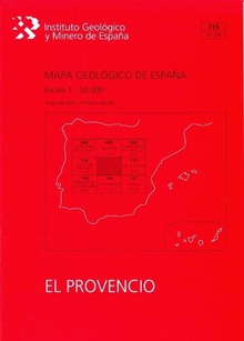 Mapa geológico de España, E 1:50.000. Hoja 715, El Provencio