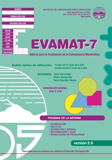 EVAMAT-7 Batería para la Evaluación de la Competencia Matemática