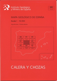 Mapa Geológico de España escala 1:50.000. Hoja 626, Calera y Chozas