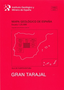 Mapa geológico de España, E 1:25.000. hoja 1103-I, Gran Tarajal