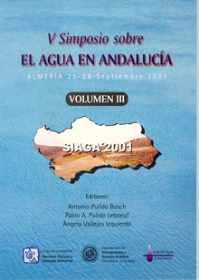 V Simposio sobre el agua en Andalucía (3 tomos)