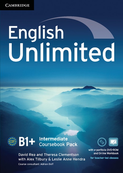 English Unlimited Intermediate Coursebook with e-Portfolio and Online Workbook Pack