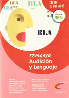 Temario Audición y Lenguaje. Oposiciones. Cuerpo de maestros