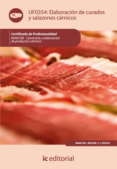 Elaboración de curados y salazones cárnicos. inai0108 - carnicería y elaboración de productos cárnicos